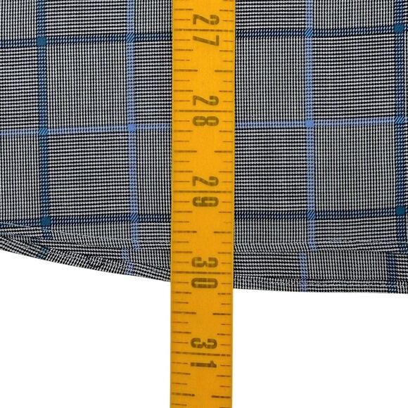 UNTUCKit Men's Ortman Wrinkle Free Relaxed Long Sleeve Shirt Gray/Blue Plaid XL - Picture 11 of 11